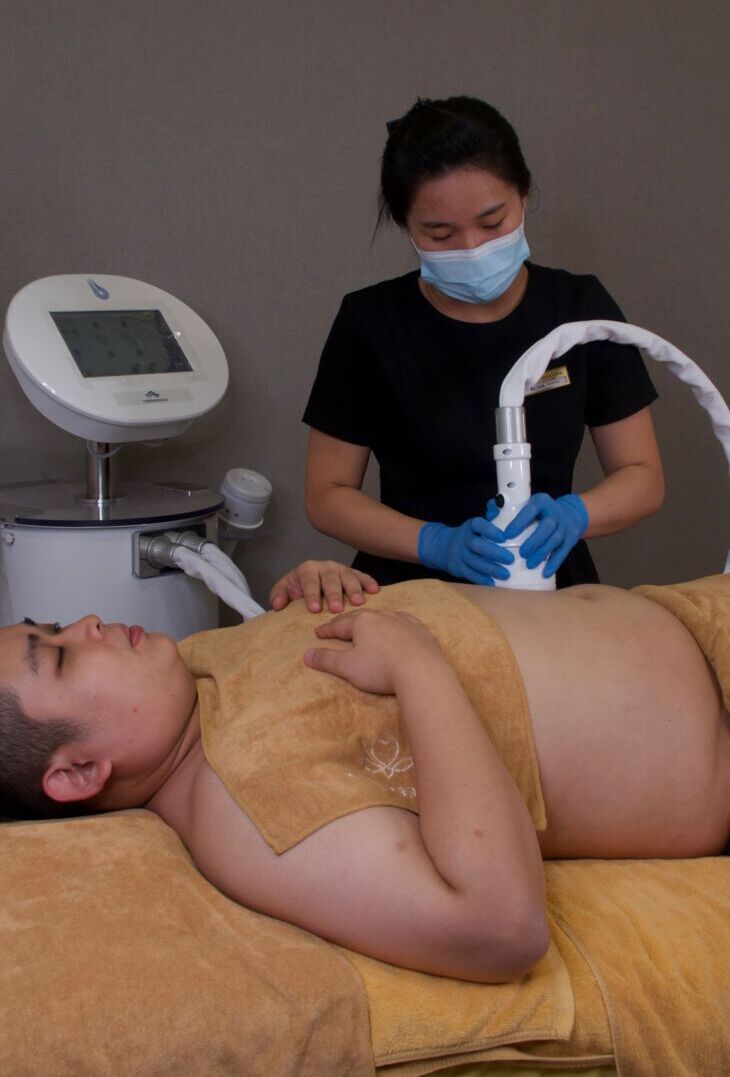 thermowave fat melting slimming session